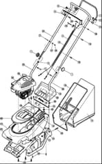 Hayter Spirit 41 Petrol Push - 617E (617E311090001 - 617E311999999) - Upper Mainframe