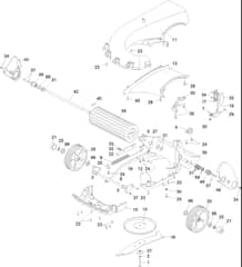 Hayter Spirit 41 Petrol Push - 617J (316000001 - 316999999) - Lower Assembly