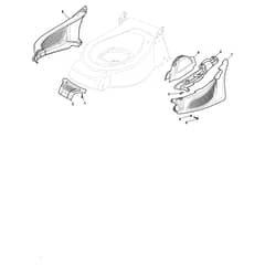 SPL 484 TR-BM - 2011-2012 - 294482023/HAN - Castel Garden Rotary Mower Mask Diagram