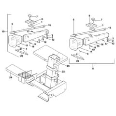 SPLIT 900 T - Bertolini Logsplitter Handlebar Diagram
