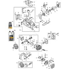 SPR 255 - 2014-2019 - 202510002/14 - Stiga Chainsaw Engine Diagram