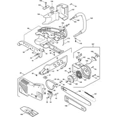 SPR 350 - 2001-2005 - 122812003 - Stiga Chainsaw Housing Diagram