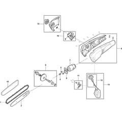SPS 700 AE - 2021-2022 - 277710048/ST1 - Stiga Chainsaw Pole Pruner Diagram