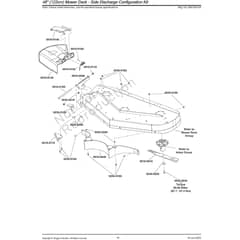 Echo SPX275 2691929-00 Side Discharge Configuation Kit