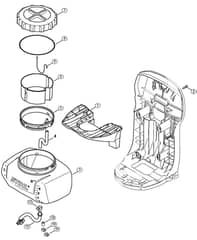 Genuine Stihl SR200 / J - Carrier, Container