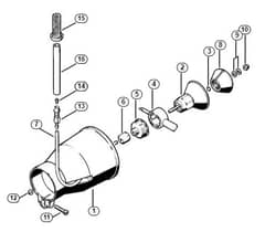 Genuine Stihl SR320 / M - ULV rotary nozzle