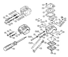 Genuine Stihl SR400 / D - Carburetor HD-4, HD-13
