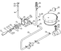 Genuine Stihl SR420 / M - Pressure pump