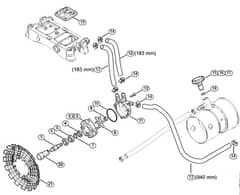 Genuine Stihl SR440 / M - Pressure pump