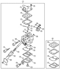 Genuine Stihl SR450 / G - Carburetor 4244/12