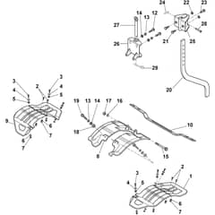 SRC 685 RG - 2019-2025 - 213851142/ST1 - Stiga Tiller Housing Diagram