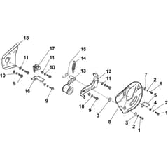 SRC 685 RG - 2019-2025 - 213851142/ST1 - Stiga Tiller Transmission 03 Diagram
