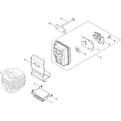 Echo SRM-237TES/L Muffler