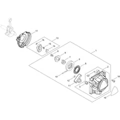 Echo SRM-2621TES/L Recoil Starter, Pully