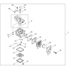 Echo SRM-2621TES/U Carburettor