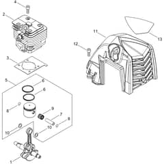 Echo SRM-2621TES/U Cylinder