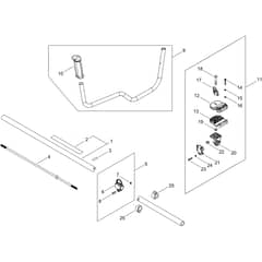 Echo SRM-2621TES/U Handle