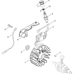 Echo SRM-3611T/U Magneto
