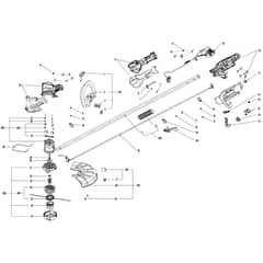 EGO ST1210E - String Trimmer (Jan 2022) Main Assy Diagram
