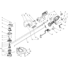EGO ST1300E - String Trimmer (Jan 2022) Main Assy Diagram