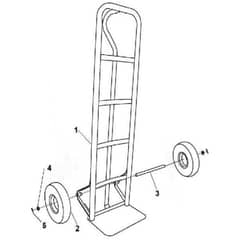 Cobra ST200 - Sack Trolley Main Diagram