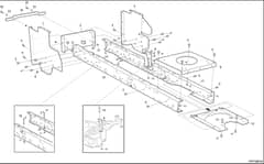 Hayter ST38 Heritage Sweeper Tractor - 150A (150A001001 - 150A099999) - Chassis