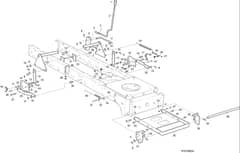 Hayter ST38 Heritage Sweeper Tractor - 150A (150A001001 - 150A099999) - Cutterhead Suspension