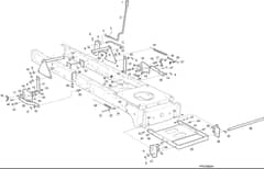 Hayter ST42 Heritage Sweeper Tractor - 151A (151A001001 - 151A099999) - Cutterhead Suspension