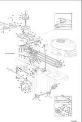 Hayter ST42 Heritage Sweeper Tractor - 151A (151A001001 - 151A099999) - Transmission Drive - Control Pedals