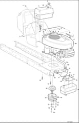 Hayter ST42 Heritage Sweeper Tractor - 151A (151A001001 - 151A099999) - Engine