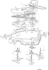 Hayter ST42 Heritage Sweeper Tractor - 151A (151A001001 - 151A099999) - Cutterdeck