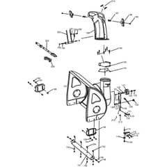 ST 3256 P - 2015 - 18-2803-22 - Stiga Snow Thrower Housing, chute Diagram