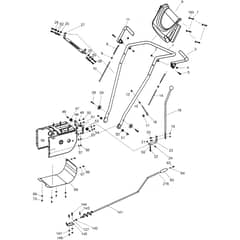ST 3256 P - 2014-2016 - 18-2803-33 - Stiga Snow Thrower Handle Diagram