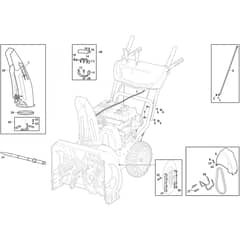 ST 3256 P - 2024-2026 - 2S2562411/ST1 - Stiga Snow Thrower Body Machine Diagram
