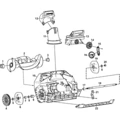ST 4851 AE - 2016-2021 - 18-2861-31 - Stiga Snow Thrower Housing Diagram