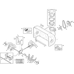 ST 5262 P - 2021-2026 - 2S2624511/ST1 - Stiga Snow Thrower Auger Housing Diagram
