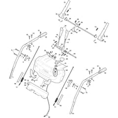 ST 5262 P - 2021-2026 - 2S2624511/ST1 - Stiga Snow Thrower Handle Diagram