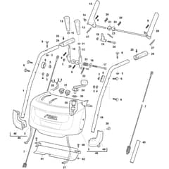 ST 5262 PB - 2017 - 2S2624521/S17 - Stiga Snow Thrower Handle Diagram