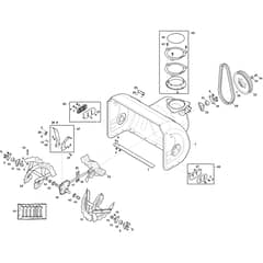ST 5266 P TRAC - 2021-2026 - 2S2666611/ST1 - Stiga Snow Thrower Auger Housing Diagram