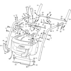 ST 5266 PB TRAC - 2014-2015 - 18-2872-11 - Stiga Snow Thrower Controls Diagram