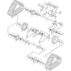 ST 5266 PB TRAC - 2014-2015 - 18-2872-11 - Stiga Snow Thrower Tracks Diagram