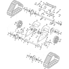 ST 5266 PB TRAC - 2016-2020 - 18-2872-12 - Stiga Snow Thrower Tracks Diagram