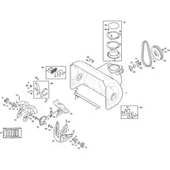 ST 6272 P TRAC - 2021-2026 - 2S2726611/ST1 - Stiga Snow Thrower Auger Housing Diagram