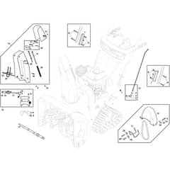 ST 6272 P TRAC - 2021-2026 - 2S2726611/ST1 - Stiga Snow Thrower Body Machine Diagram