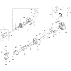 Stark 3810 S -  - Efco Brushcutter Ignition system Diagram