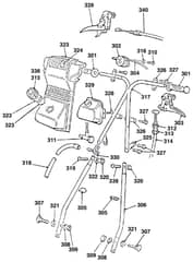 Qualcast Suffolk Punch 30S - F016L80399 - Handle Assembly