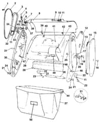 Qualcast Suffolk Punch 35S - F016L80162 - Main Assembly