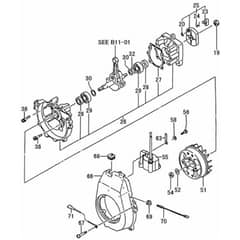 Tanaka SUM-500L - Crankcase
