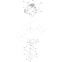 Toro Super Recycler C53AST 53cm - 21693 (414500000 - 414899999) Engine and Blade