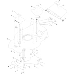 Toro Super Recycler C53AST 53cm - 21693 (414500000 - 414899999) Housing
